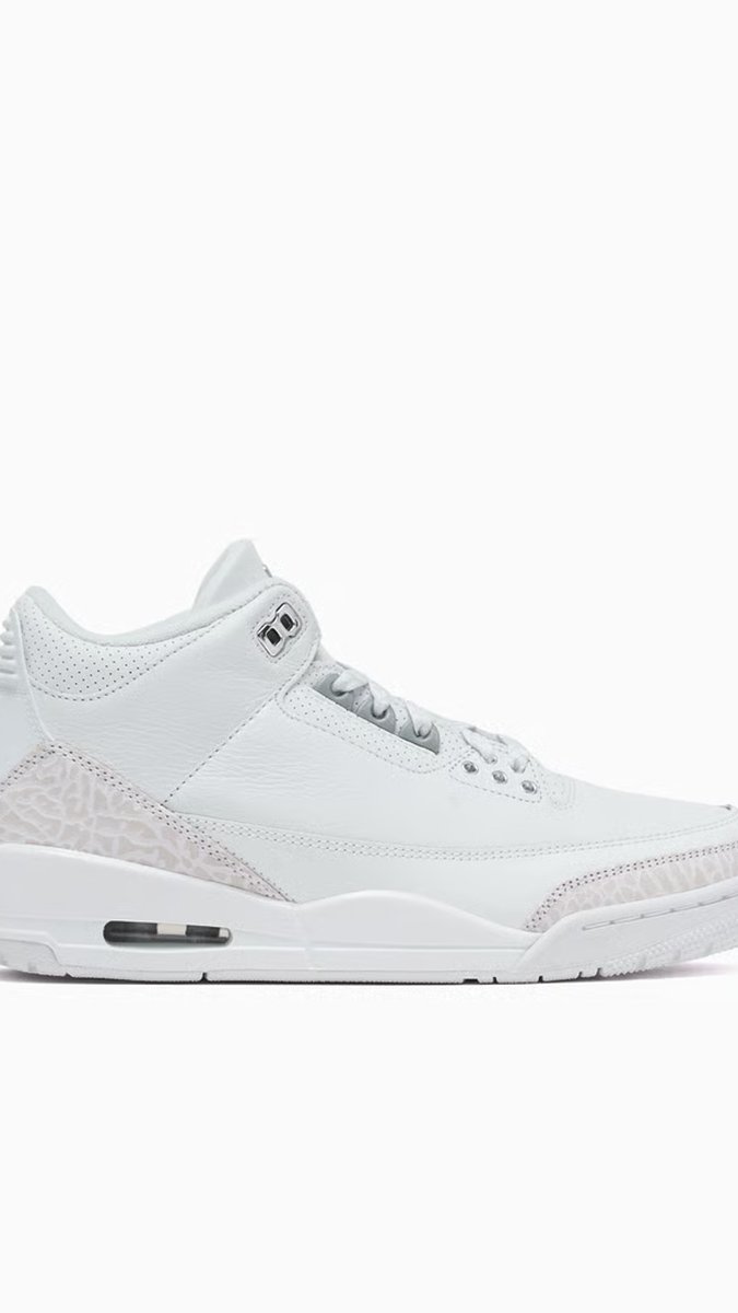StyleSneakers23's tweet photo. ¡Las Air Jordan 3 Retro "Pure Money" están de vuelta! Originales, elegantes y perfectas para cualquier outfit. Adquiere las tuyas ahora enhttps://www.stylesneakers23.com/product-page/air-jordan-3-retro-pure-money#AirJordan #Sneakerheads #Fashion https://t.co/fj0P7O1Vij