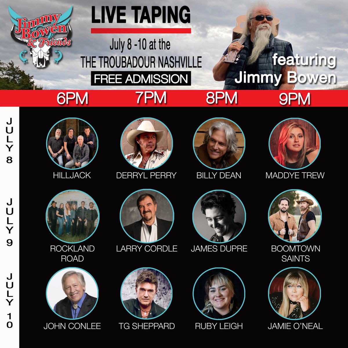 Excited to be back with Jimmy Bowen and Friends this week! Come hang!! Thanks <a href="/jimmybowenmusic/">Jimmy Bowen</a>, I can’t wait! 🥳🎶🙏🏼