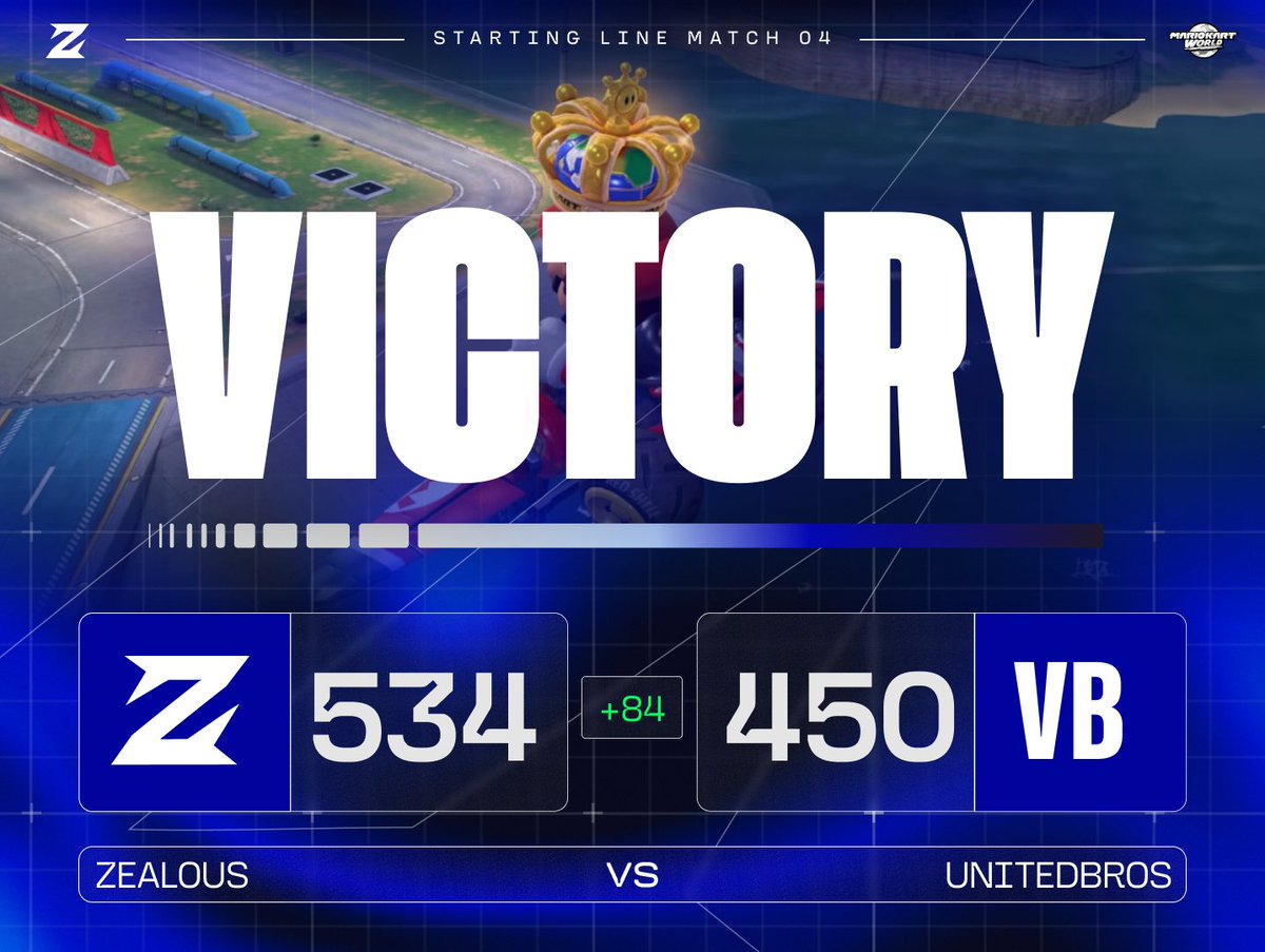 Z 534 - 450 VB / 3-1 Starting Line  
Good match🏆