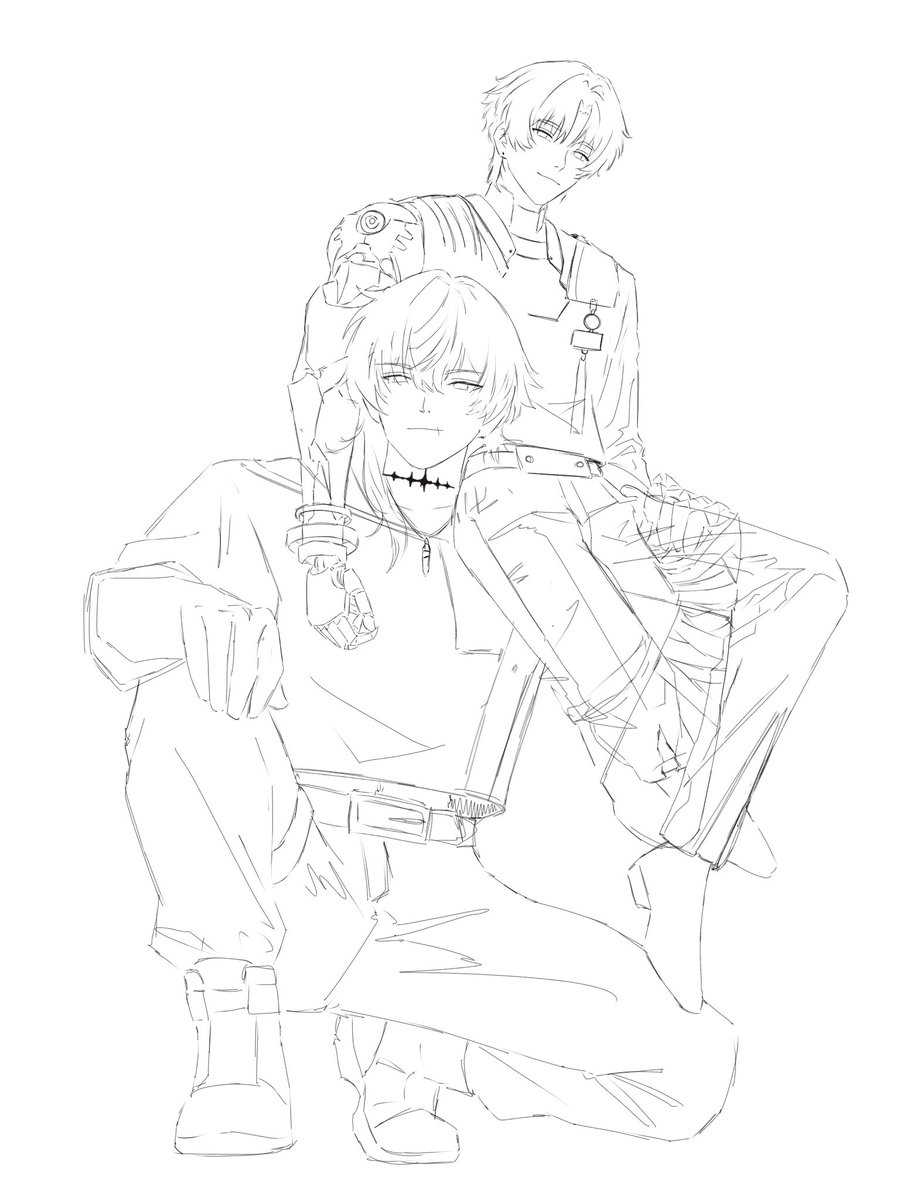 verfeliks's tweet image. #GeshuYao sketch for a TikTok lol. Yao I love you but this is the last time I’m drawing your bionic arm so detailed istg
Btw… I had to make my own reference from a few Pinterest photos so yeah—
#Wuwafanart #xiangliyao #geshulin