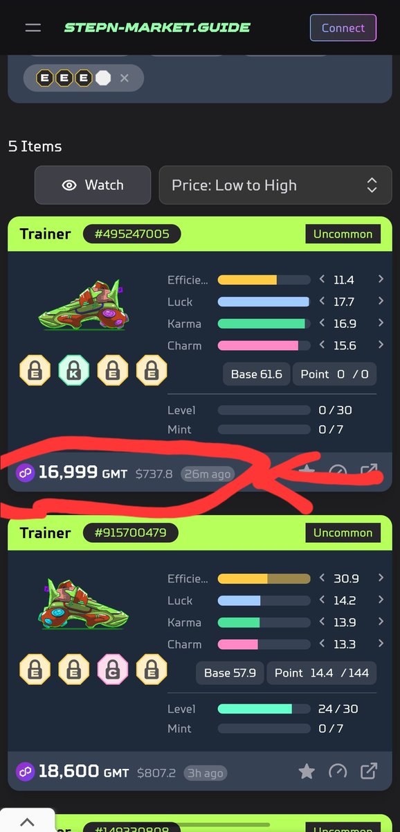 🔥 Uncommon Trainer for Sale! 🔥
✨ Base: 61.6 | 💎 3 Efficiency Sockets
💰 Just 16999 GMT – unmatched base price!
🎁 Like ❤️, Repost 🔁
🎉 Win from a 400 GMT prize pool (4 winners!)

#STEPNGO #STEPN #MOOAR #FSL #GMT #STEPNOG