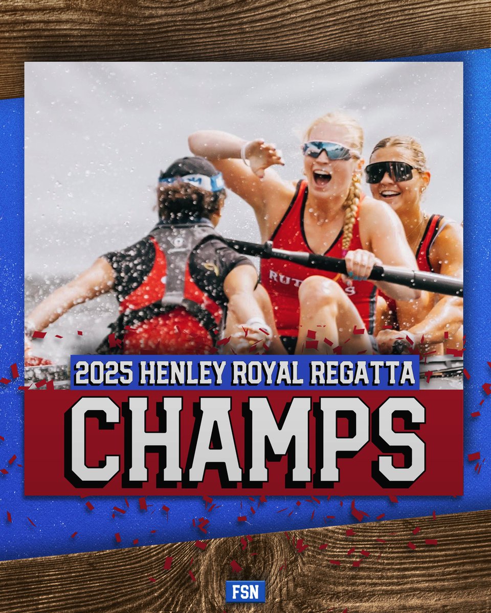 RUTGERS WINS THE 2025 <a href="/HenleyRegatta/">Henley Royal Regatta</a>! 🏆⚔️

<a href="/RutgersWRowing/">RutgersWomensRowing</a> Win The Island Challenge Cup at <a href="/HenleyRegatta/">Henley Royal Regatta</a> Against Newcastle, Culminating a HISTORIC Season For The Scarlet Knights! 💪🏼😱

(via <a href="/RutgersWRowing/">RutgersWomensRowing</a> | 📸 @AllMarkOne)