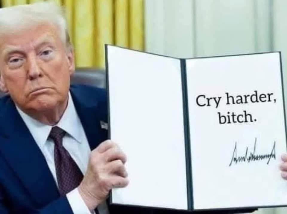 <a href="/StillADog/">A DOG~</a> Awww.... Does Making America Great Again hurt your wittle feewings!?!  😢