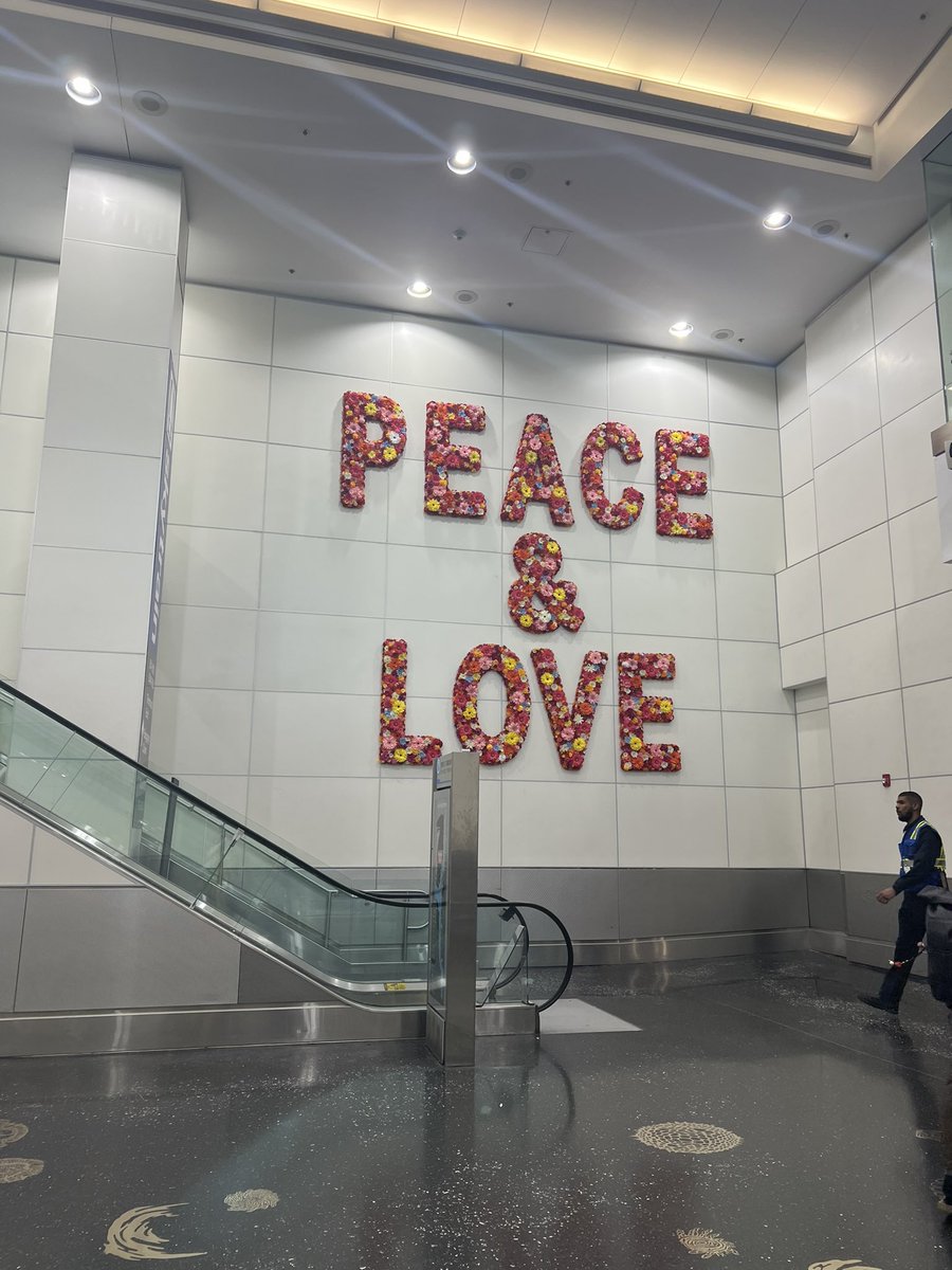 Spotted at Miami International Airport.

The world needs more of both…