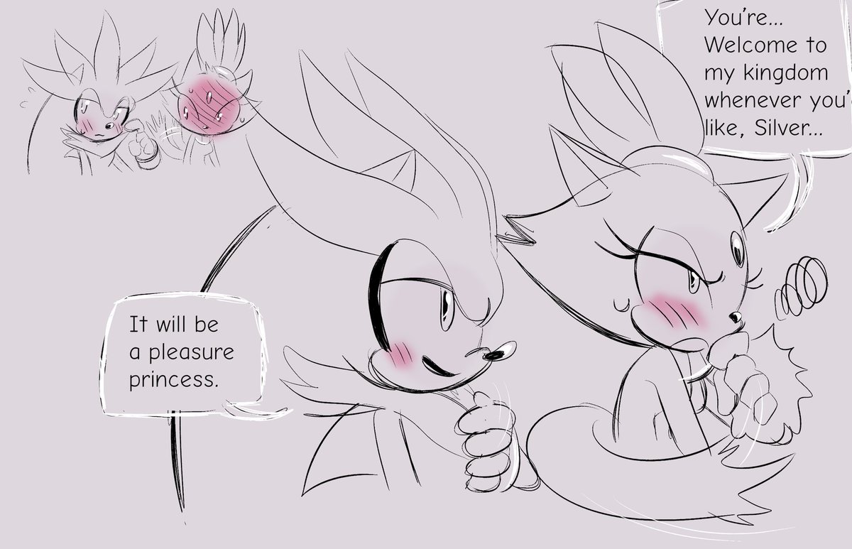 Sarah_Dertale54's tweet image. Idk why but it was cuter in my head 🙂💫
#Silvaze #Blazethecat #SilverTheHedgehog #sonicfanart #SONIC #Silverxblaze #Silvaze