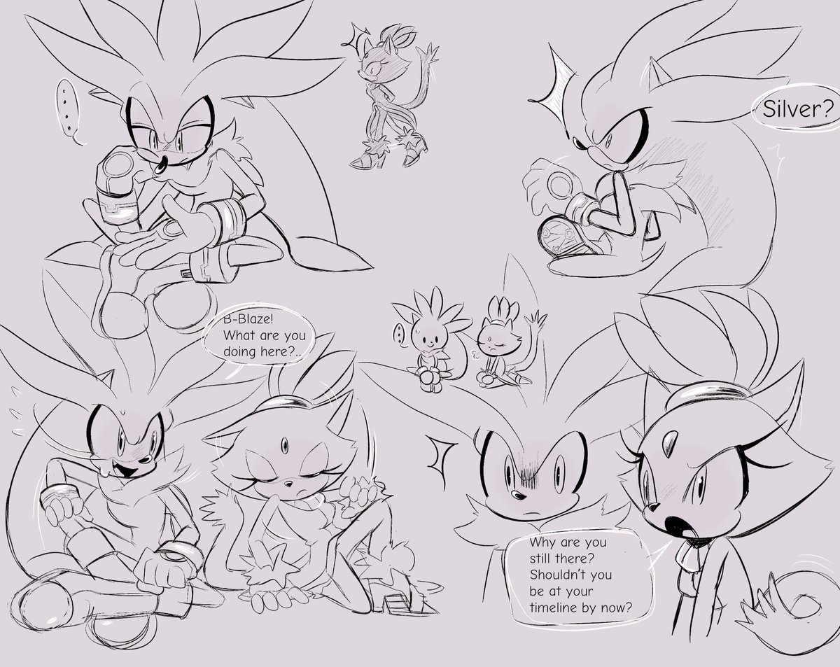 Sarah_Dertale54's tweet image. Idk why but it was cuter in my head 🙂💫
#Silvaze #Blazethecat #SilverTheHedgehog #sonicfanart #SONIC #Silverxblaze #Silvaze