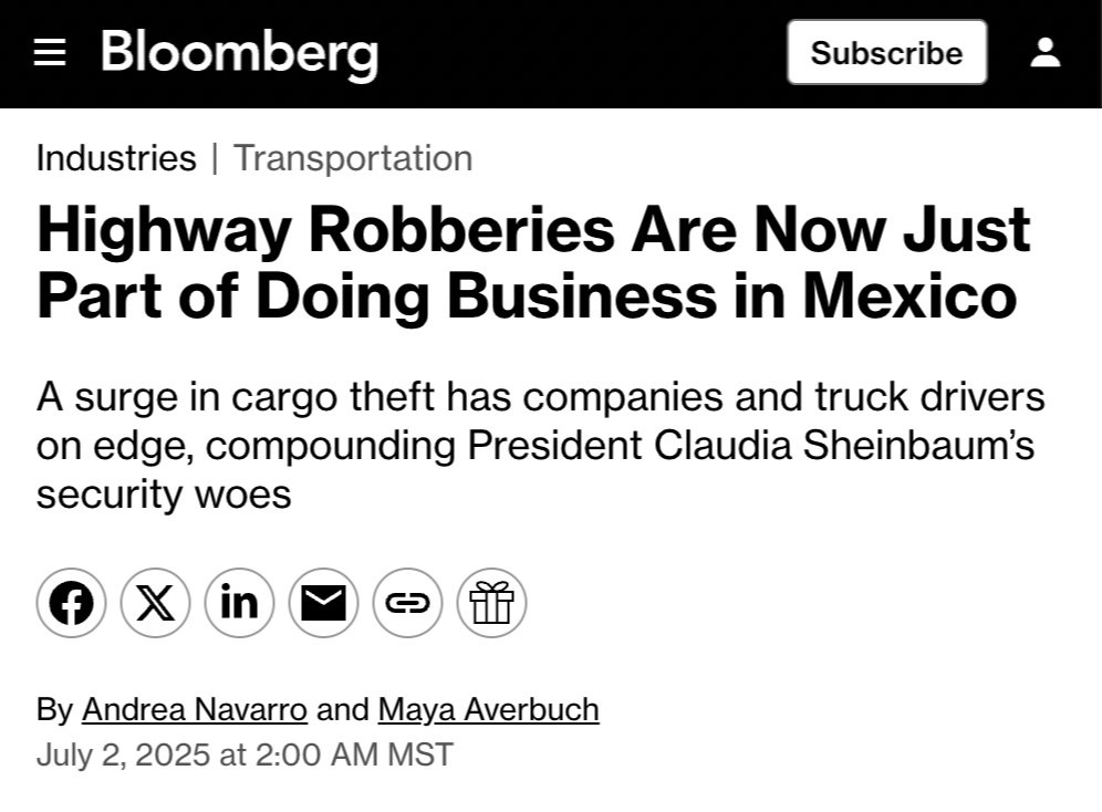 Brian Anderson (@azbriananderson) on Twitter photo "Highway Robberies Are Now Just Part of Doing Business in Mexico" bloomberg.com/news/features/… via <a href="/business/">Bloomberg</a> <a href="/andreanavarror/">Andrea Navarro</a> <a href="/mayaaverbuch/">Maya Averbuch</a> "Highway Robberies Are Now Just Part of Doing Business in Mexico" bloomberg.com/news/features/… via <a href="/business/">Bloomberg</a> <a href="/andreanavarror/">Andrea Navarro</a> <a href="/mayaaverbuch/">Maya Averbuch</a>