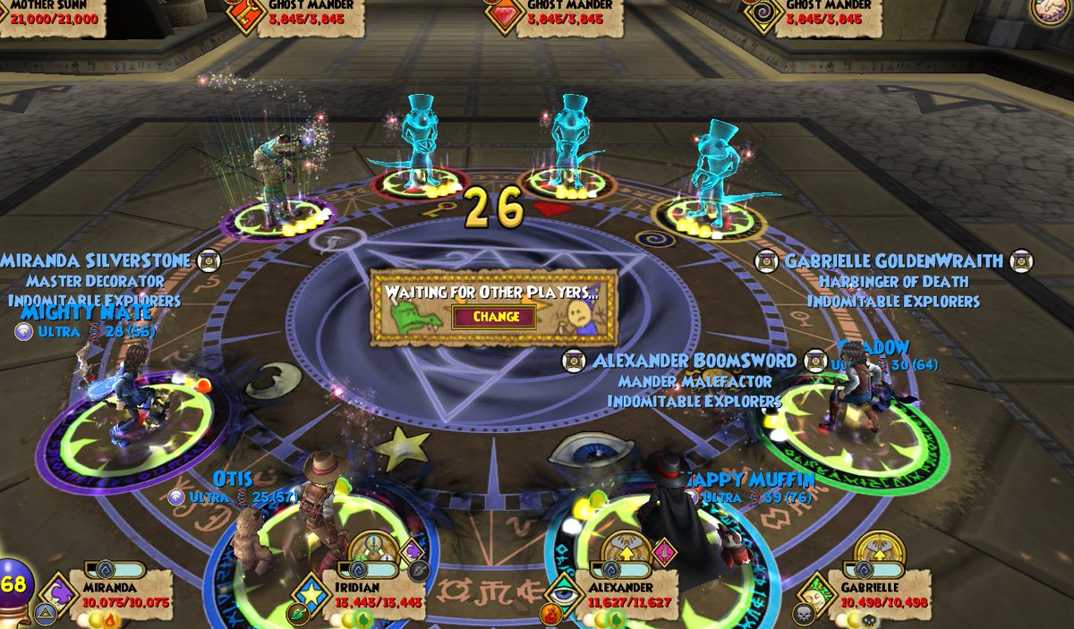 Sundays and Thursdays are Pesky Quest days for the #IndomitableExplorers guild! Today we got a member past Taweret, collected some Wallaru spellements, and got 2 members 1/2 way to getting their Mother Sunn badges. So fun working together! #Wizard101