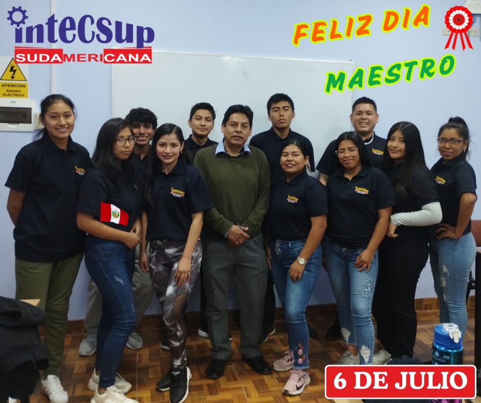 SrvDaniel's tweet photo. INTECSUP MOLLENDO👨🏻‍🎓👩🏻‍🎓
Cada 6 de julio se celebra el día del maestro, un maestro deja huella en sus alumnos, su dedicación y pasión por la enseñanza son una inspiración para todos, esa labor transforma vidas y construye futuros.
¡Feliz Día Del Maestro!❤️ https://t.co/KUqbSObZL7