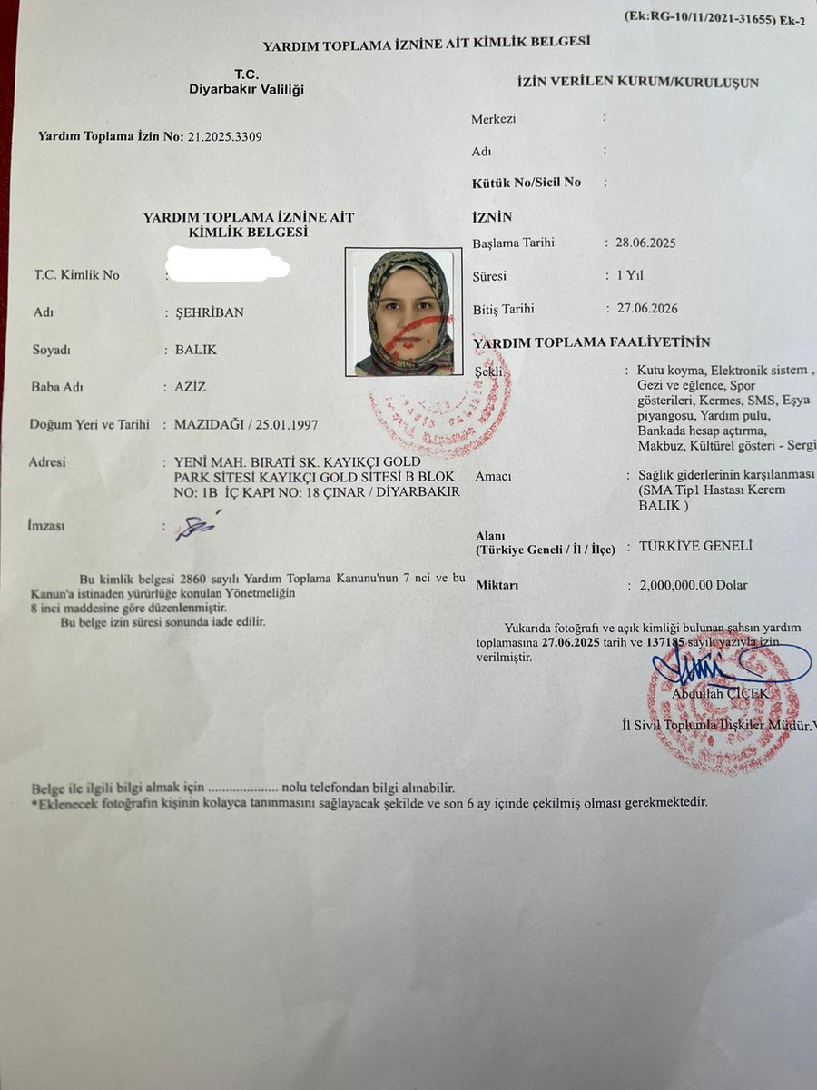 Smakerembalik's tweet photo. VALİLİK ONAYLI BAĞIŞ HESAPLARIMIZ

EUR : TR550001000906930655835004

USD : TR820001000906930655835003

TRY: TR12 0001 0009 0693 0655 8350 02

Alıcı Şehriban balık 
Açıklama : Kerem balık

SMA TİP 1 KEREM BALIK

Valilik onayı : 21.2025.3309

#smakerembalık
#keremeumutol https://t.co/cU5Kpb0BZq