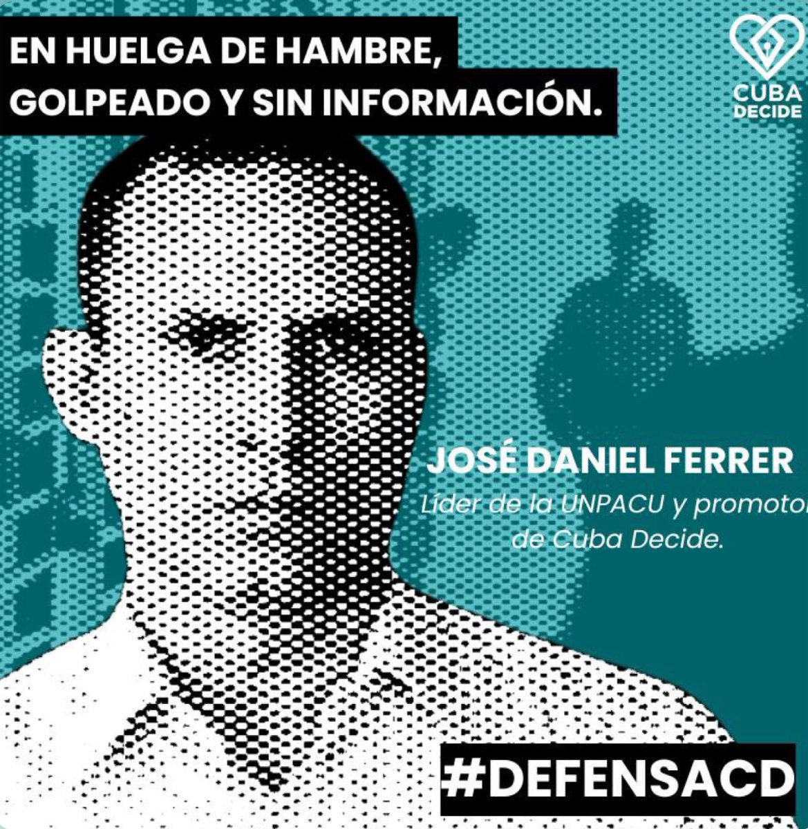 🚨Castro y Canel ordenaron matar a José Daniel.

Desde el 25 d junio, Vladimir y 5militares más lo golpean a diario hasta hacerlo defecar y lo dejan inconsciente y sucio en la celda. Su cuerpo no soportará más.

Aquí la cadena de mando que está asesinando al líder de la oposición