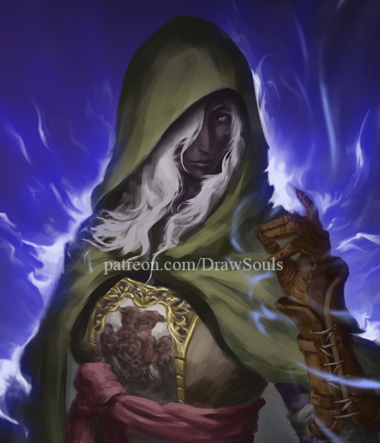 Draw_Souls's tweet image. Recluse (Emerald Fate) #NIGHTREIGN #ELDENRING