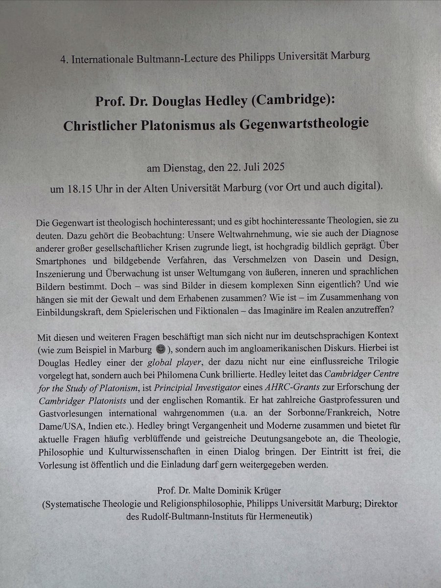 Ganz herzliche Einladung! Wird wunderbar werden 👍😊🏆