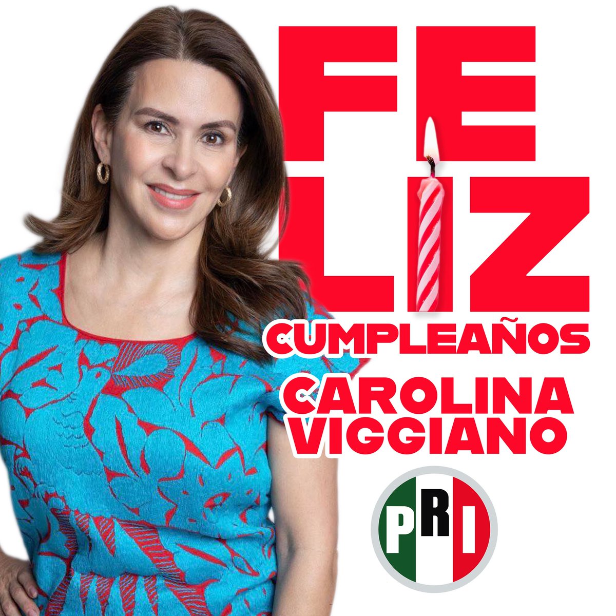 🎉 Hoy celebramos el cumpleaños de nuestra Secretaria General, <a href="/caroviggiano/">Carolina Viggiano</a>, una mujer comprometida, trabajadora y firme defensora de las causas de nuestro partido y de México.

¡Muchas felicidades, Secretaria! Que sea un gran año. 🥳🇲🇽