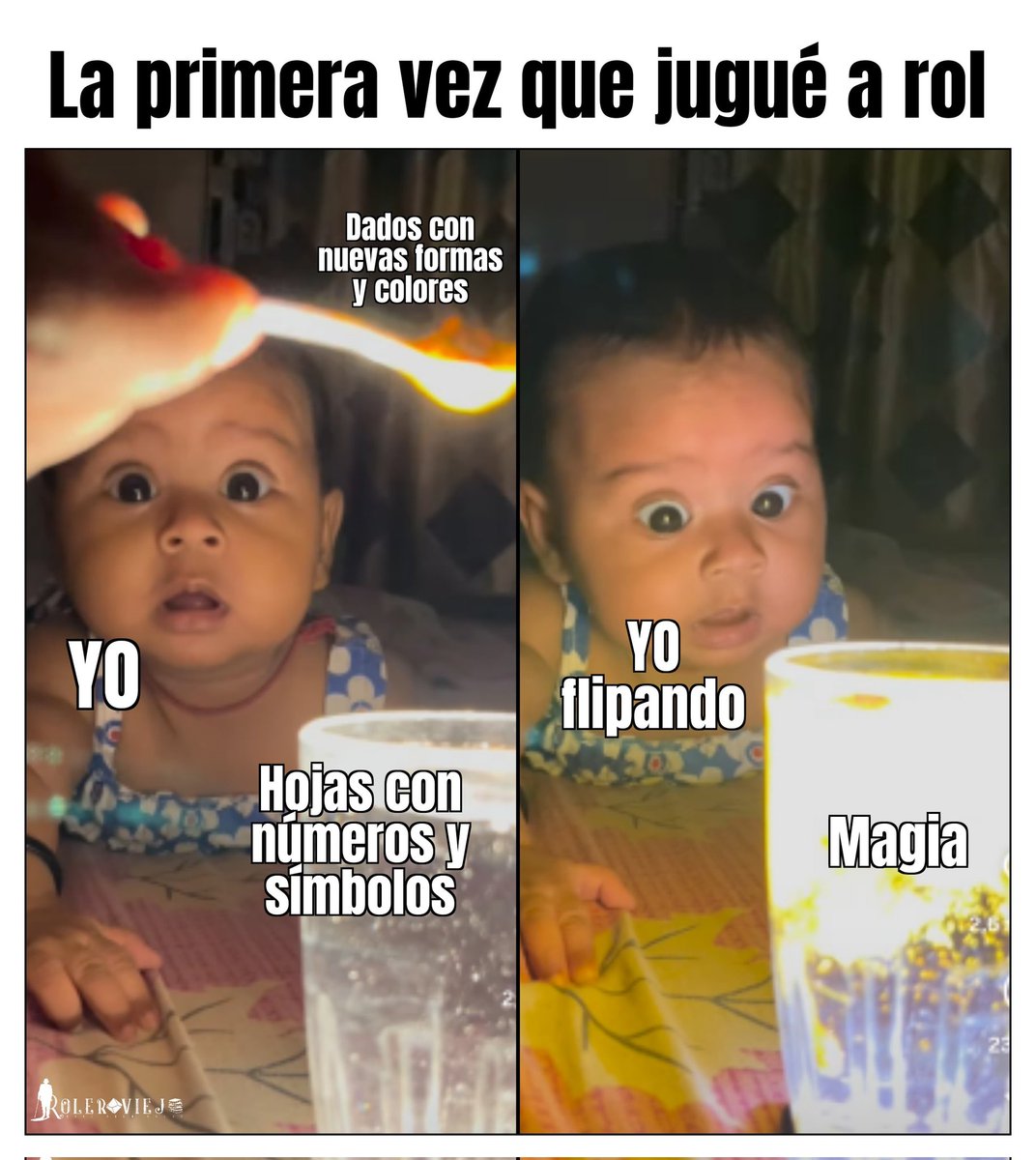RoleroViejo's tweet photo. La primera vez que jugué a rol...

#memeRolero #juegosderol #lodelrol https://t.co/Kf8OFGQLoP