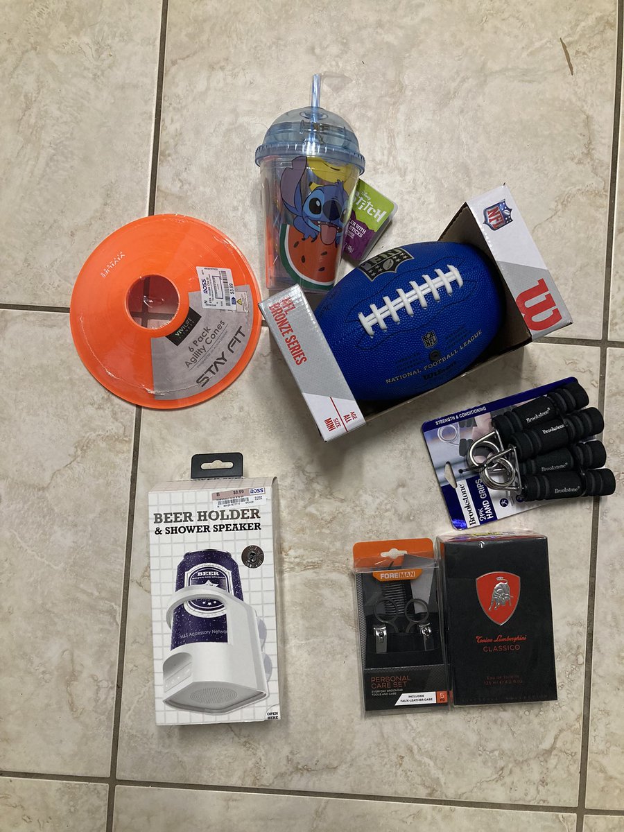 First batch of items for the mystery box