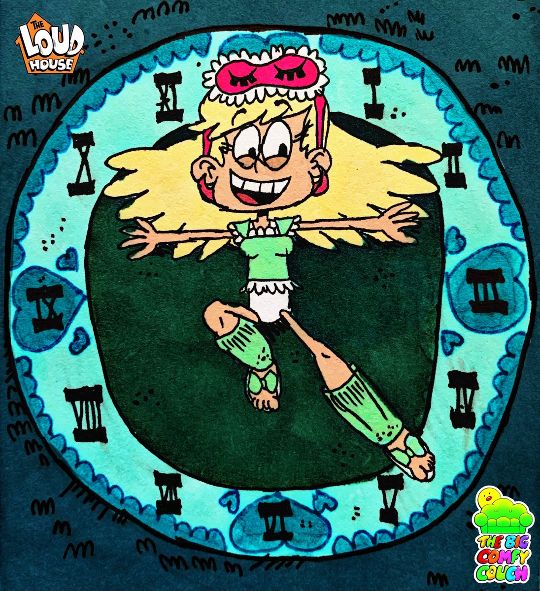 duda_wilson's tweet photo. @DailyNickNews @DonzelleClemons @RuhisuART @DukeLoud1216 Leni Loud’s Clock Rug Stretch #leniloud #LoonetteTheClown #ClockRugStretch #TheBigComfyCouch #TheLoudHouse https://t.co/qIBKvgU1vm