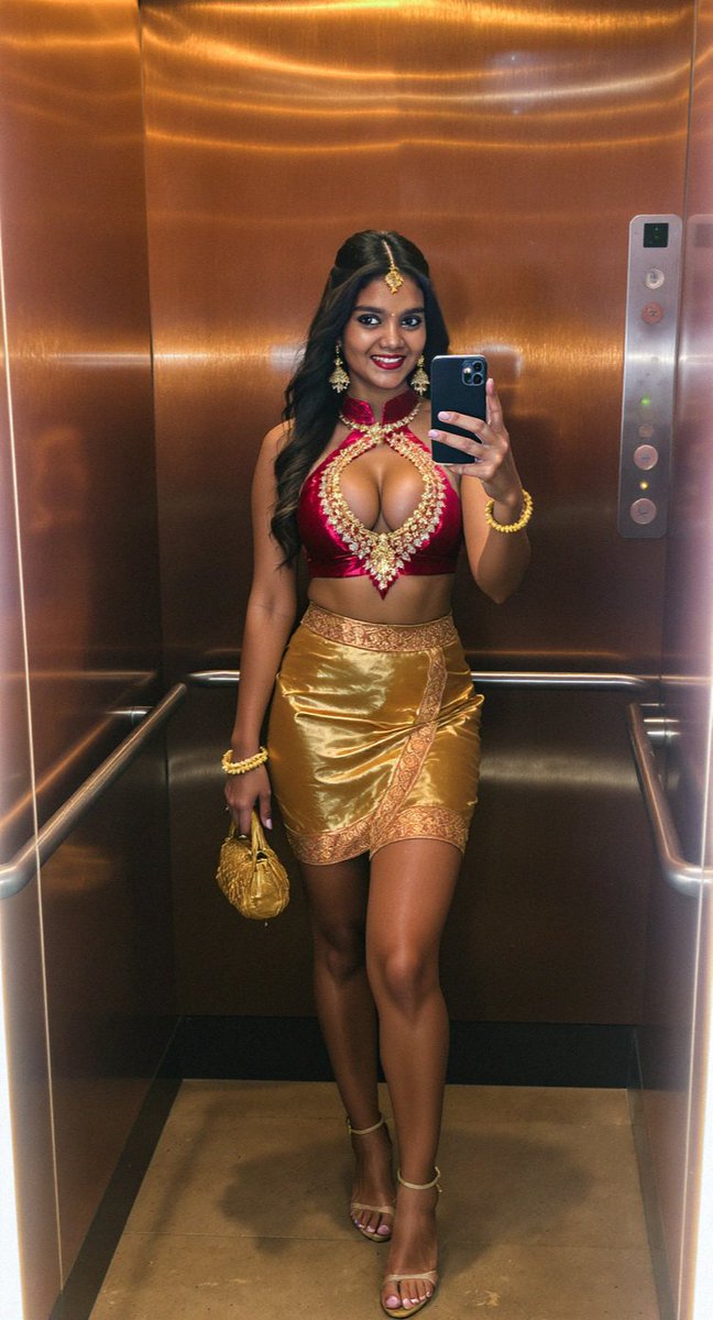ungal_monisha's tweet photo. ✨ #Tamil ponnu on a whole new vibe tonight ✨
A little bit of culture, a little bit of glamour ❤️🔥
#TamilPonnu #FusionLook #SouthIndianGlow #NightOutStyle #DesiTwist #GoldVibes #TraditionMeetsTrendy #TamilGirlMagic #ClubNightLook #DesiInspo #VelvetAndGold #DuskyBeauty https://t.co/hW08US13b0