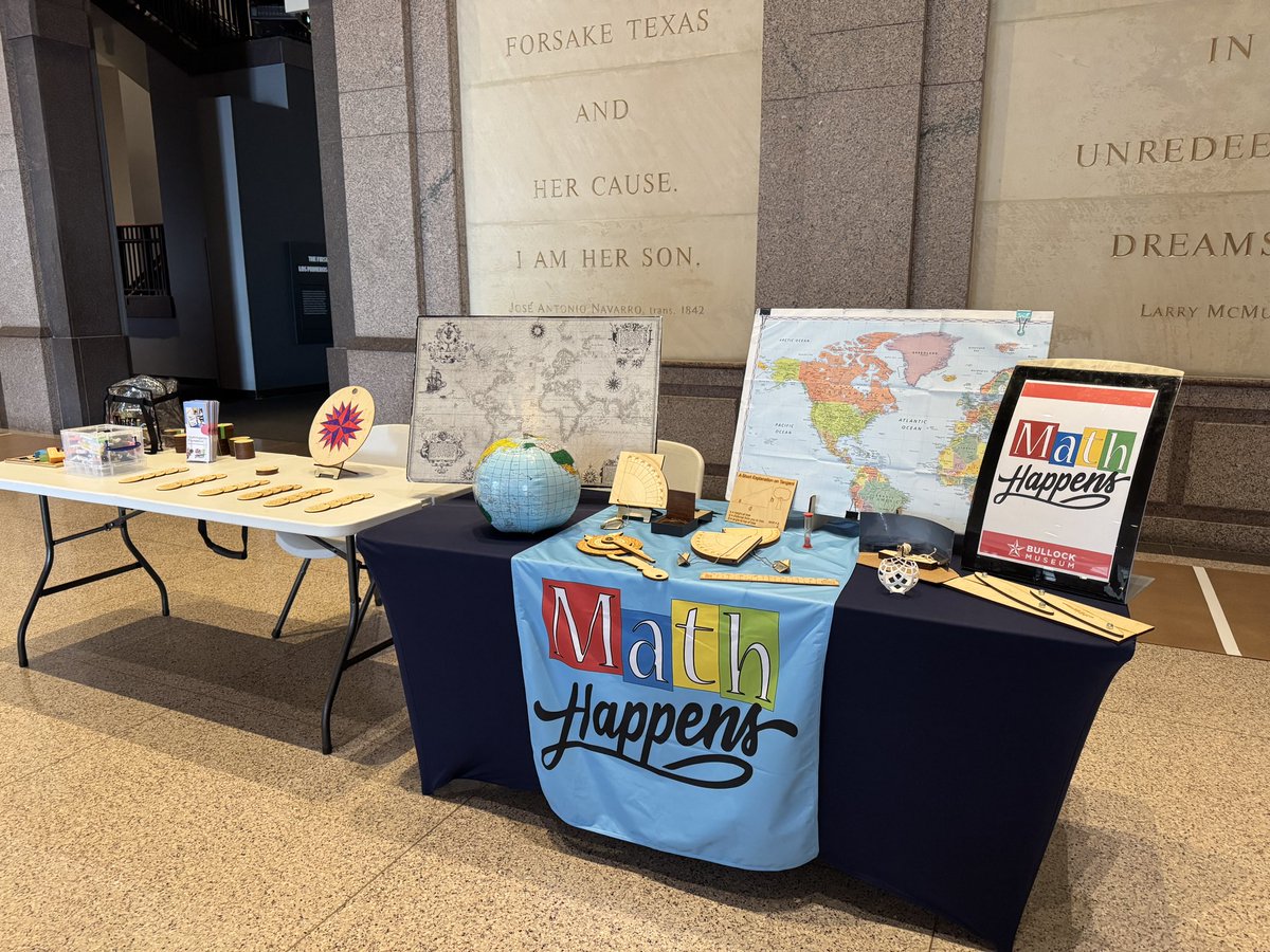 MathHappensOrg's tweet image. Happy to be a part of HEB Free Sunday @ The Texas State History Museum.  It’s LaBelle’s 40th Anniversary.