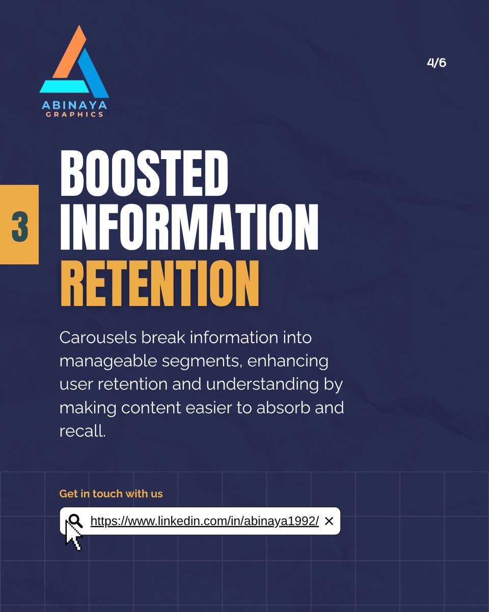 Abinaya15071992's tweet image. Carousels work because they slow the scroll
More slides = more time spent = better engagement.
Here’s one I designed to grab attention and deliver value 👉
#CarouselPost #ContentDesign #FreelanceDesigner