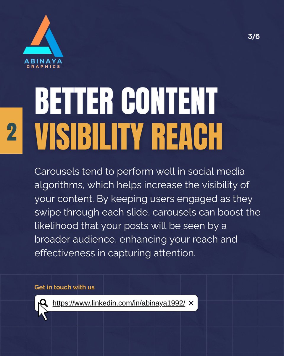 Abinaya15071992's tweet image. Carousels work because they slow the scroll
More slides = more time spent = better engagement.
Here’s one I designed to grab attention and deliver value 👉
#CarouselPost #ContentDesign #FreelanceDesigner