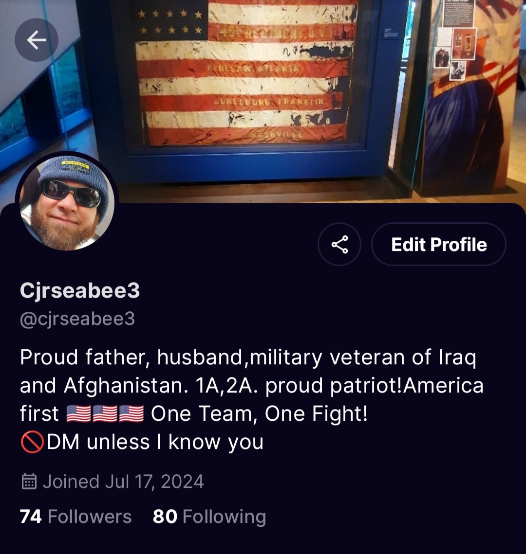 Not sure what the future holds here. 
I'm not leaving X, but I do like having a contingency plan. 
I am not, and never have been monetized here, I am here to support Trump, and great patriots!
For any patriots that want to keep in touch, just in case things go more sideways here,