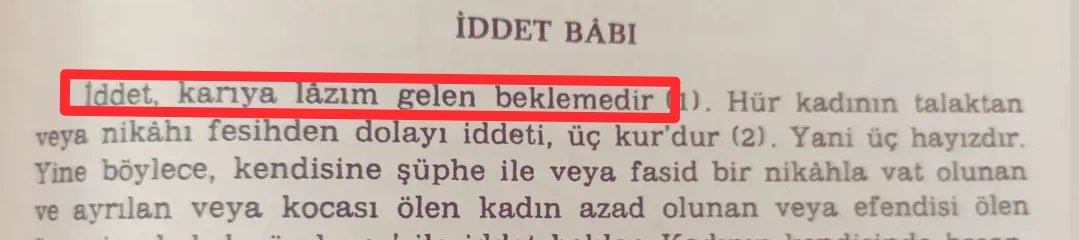 Nezakette Hanefî müctehidânı örnek alınız:))

"İddet, Karıya lâzım gelen beklemedir"