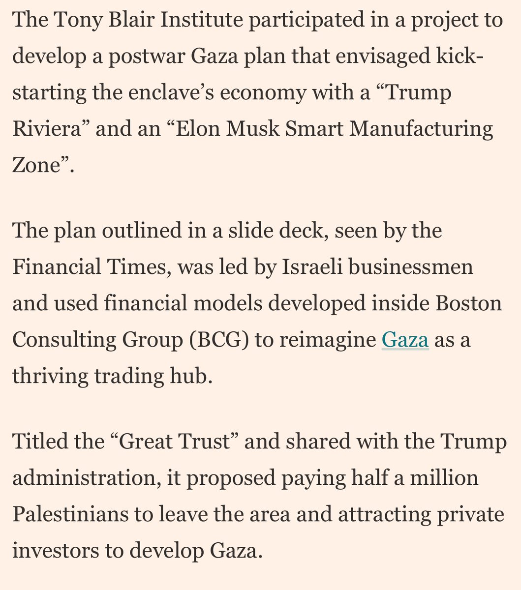 This is the most evil thing I’ve seen in a long time and naturally it comes from the brain of Tony Blair.