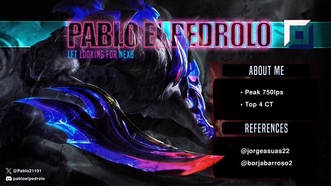 Estoy lft para este split busco tanto nexo como ct
Se agradecen likes y rt