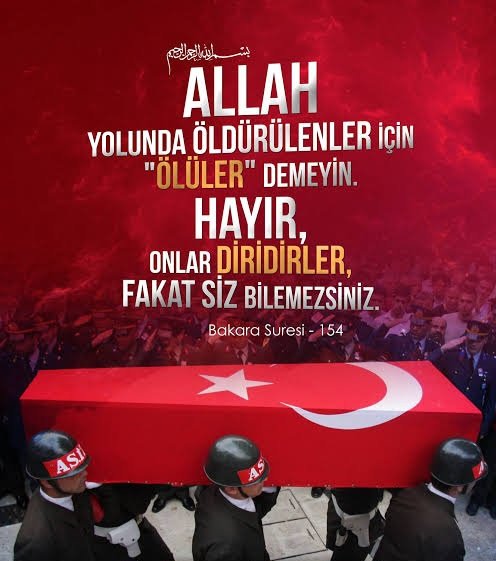 Kahramanlar can verir yurdu yaşatmak için. 

Kuzey Irak'taki görevleri sırasında Şehadet Makamı'na eren kahraman Mehmetçiklerimize Allah'tan rahmet, ailesine, sevenlerine ve milletimize baş sağlığı diliyorum.
