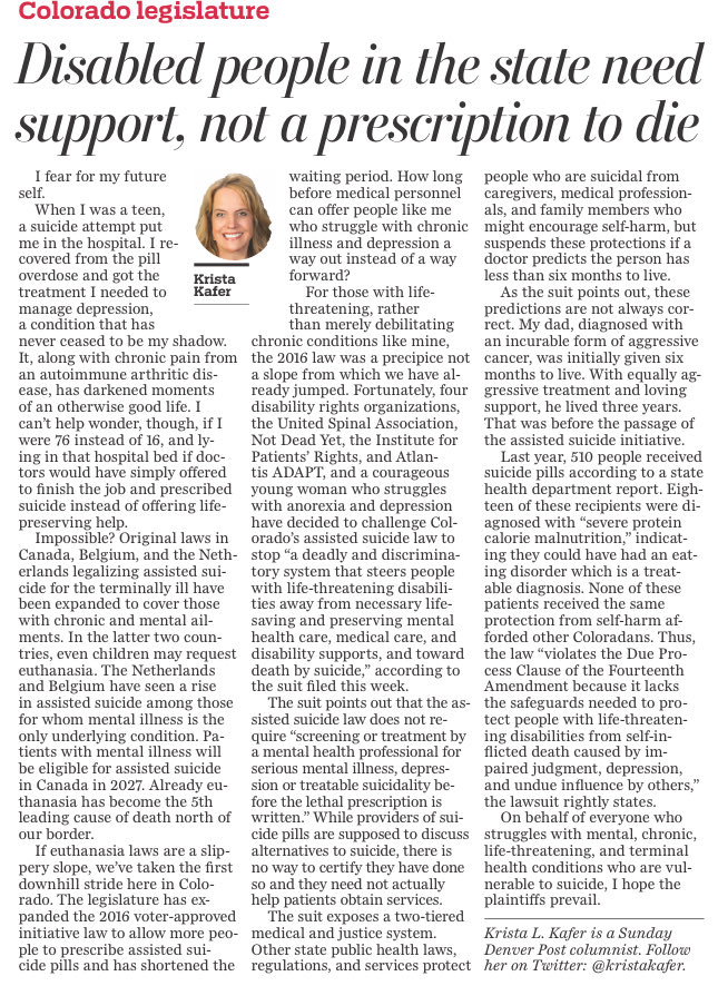 Lede of the day, via <a href="/KristaKafer/">Krista Kafer</a>:

I fear for my future self.

#DenverNewspapers