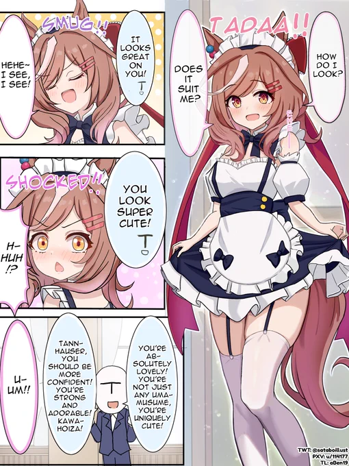 マチタンほめごろし(1/2)
英訳版です

#ウマ娘 #マチカネタンホイザ #ウマ娘英訳  #umamusume #UmaTranslations 