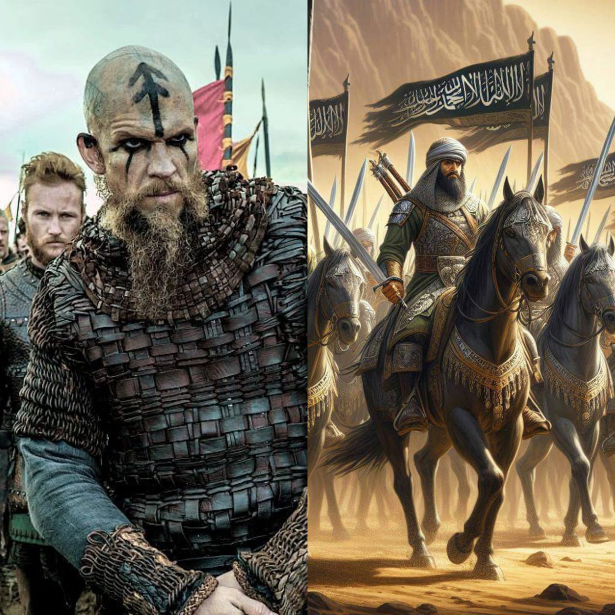 ماذا حدث عندما التقى المسلمون والفايكنج؟ 🤔

جاء الفايكنج لقتال المسلمين في الأندلس حيث كانت بلاد المسلمين آنذاك ⚔️
فمن كان المنتصر حقا؟ 

ثريد || الحقيقة التي زورها الغرب في الافلام عن معركة المسلمين ضد الفايكنج.. تابع معي 🔥