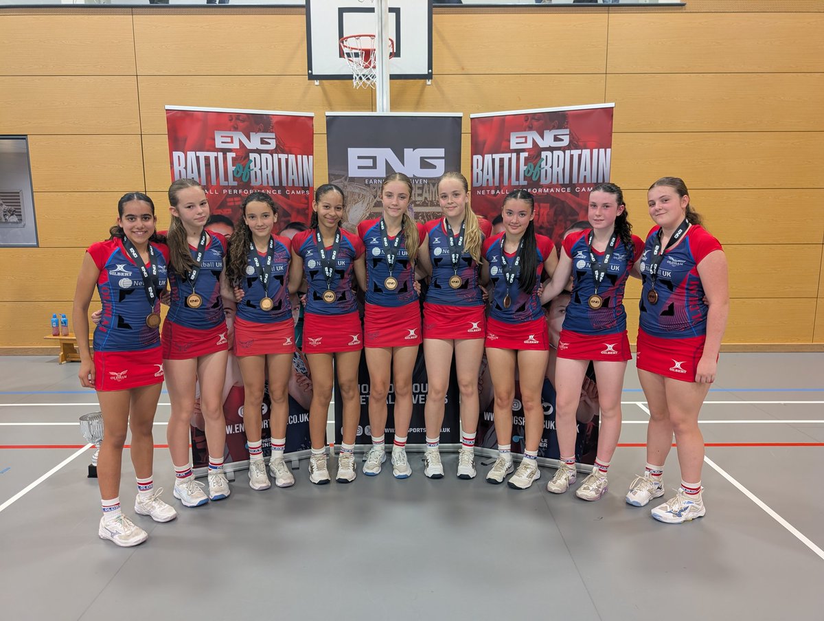 ENG U13 Netball Cup - Final Standings🏆

Congratulations to Turnford who won the ENG U13 Netball Cup Nationals after they defeated Sutton Town in the final.

Below are the final standings from the competition.

🥇 Turnford NC
🥈 Sutton Town
🥉 Oldham NC

Thank you for the