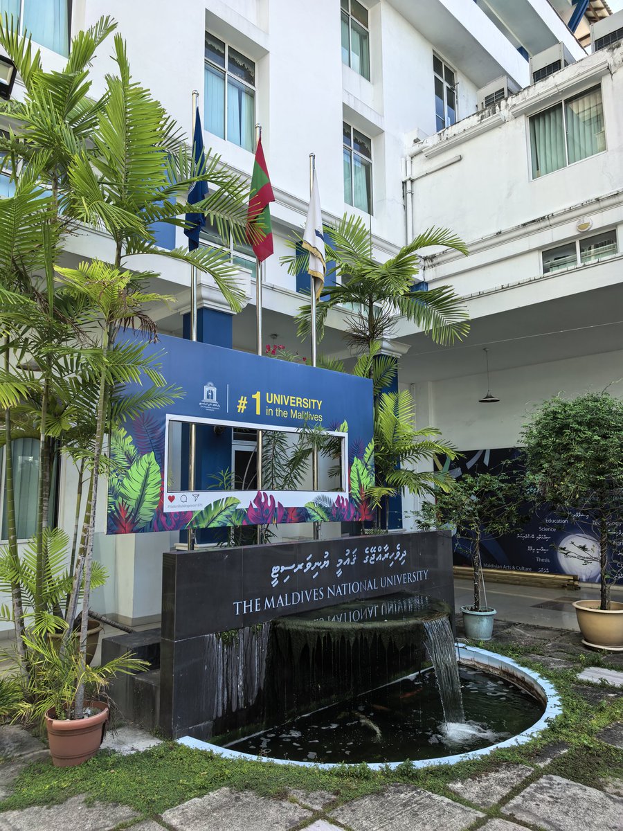 First time in #1 University in the Maldives. Beautiful campus, professional faulty and lovely students. Will pay more visits and make more friends!