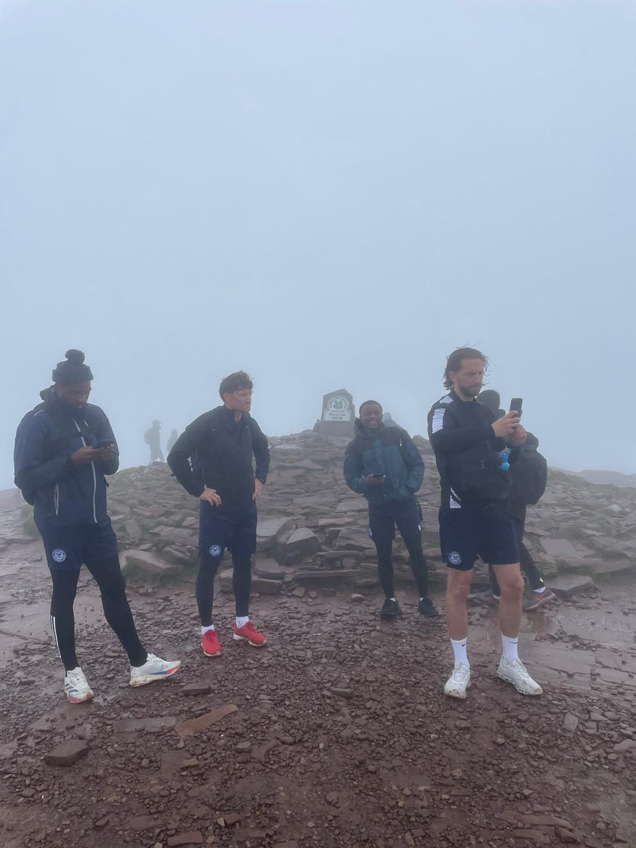 It's safe to say this takes team bonding to another level 🧗‍♂️