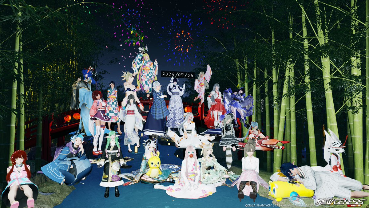 bearholic_pso2's tweet photo. #PSO2NGS 
#クリエイティブスペース

星祭り（七夕）
Ship9　330179 692673

人いっぱいでお祭りっぽい(*'ω'*) https://t.co/OnJyWGqmxY
