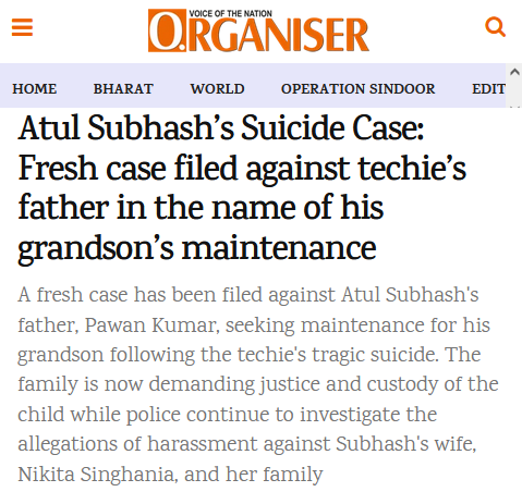 Kish SIFF (@kishsiff) on Twitter photo Wake up WOMEN if you have a SON!
After they LEGALLY do your son like #AtulSubhash with FAKE cases, they will ask for REWARD using courts legally from YOU!
<a href="/NayantharaU/">Nayanthara✨</a> <a href="/MsKajalAggarwal/">Kajal Aggarwal</a> & other celebrities who have sons. Rise before it is too late! For your sons!
#BanAlimony 😡 Wake up WOMEN if you have a SON!
After they LEGALLY do your son like #AtulSubhash with FAKE cases, they will ask for REWARD using courts legally from YOU!
<a href="/NayantharaU/">Nayanthara✨</a> <a href="/MsKajalAggarwal/">Kajal Aggarwal</a> & other celebrities who have sons. Rise before it is too late! For your sons!
#BanAlimony 😡