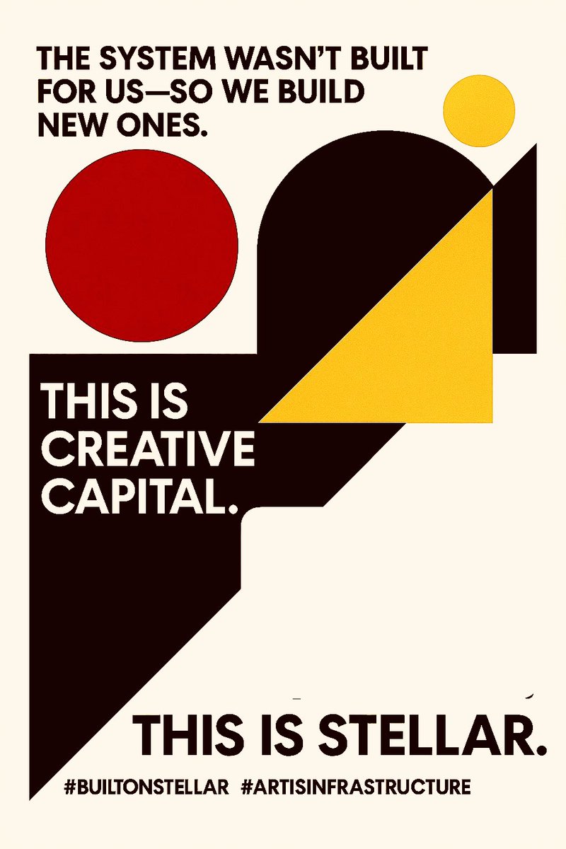 ReachROCKIN's tweet image. 4/4 🧵🪡

Call to Action

To the poets, coders, rebels, and dreamers—
if you’ve ever felt too much for the old world,
you’re JUST ENOUGH for the new one.

Your creativity belongs in system design.

On Stellar.

With us.

#FindTheOthers
#CreativeInfrastructure
#BuiltOnStellar $XLM…