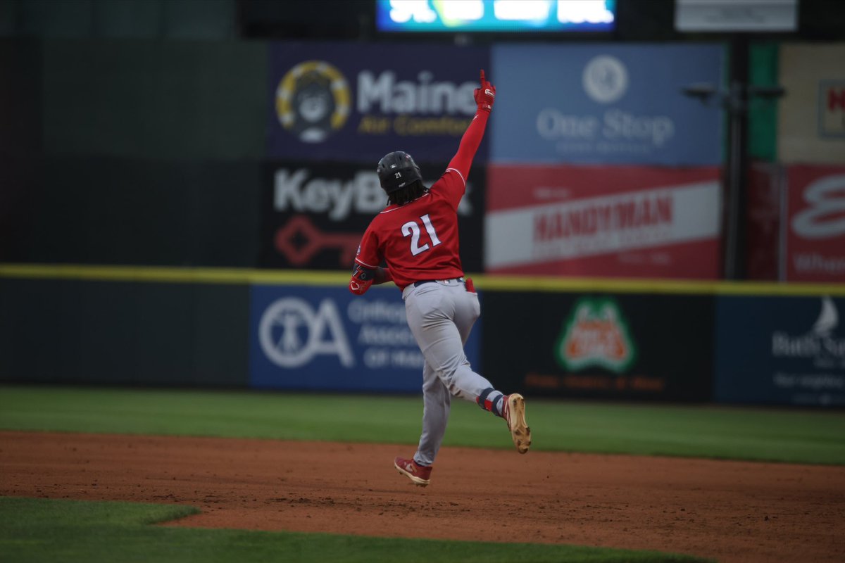 Chris Jared (1) (@chrisjared01) on Twitter photo • 26-game OB streak, longest active in the Eastern League
• Go-ahead HR in ninth last night, third HR of the week
• Has a hit in 22 of last 23 starts
• Hitting .304 with an .882 OPS since June 1
Charles McAdoo (more like McA-Dude)
<a href="/FisherCats/">New Hampshire Fisher Cats</a> • 26-game OB streak, longest active in the Eastern League
• Go-ahead HR in ninth last night, third HR of the week
• Has a hit in 22 of last 23 starts
• Hitting .304 with an .882 OPS since June 1
Charles McAdoo (more like McA-Dude)
<a href="/FisherCats/">New Hampshire Fisher Cats</a>