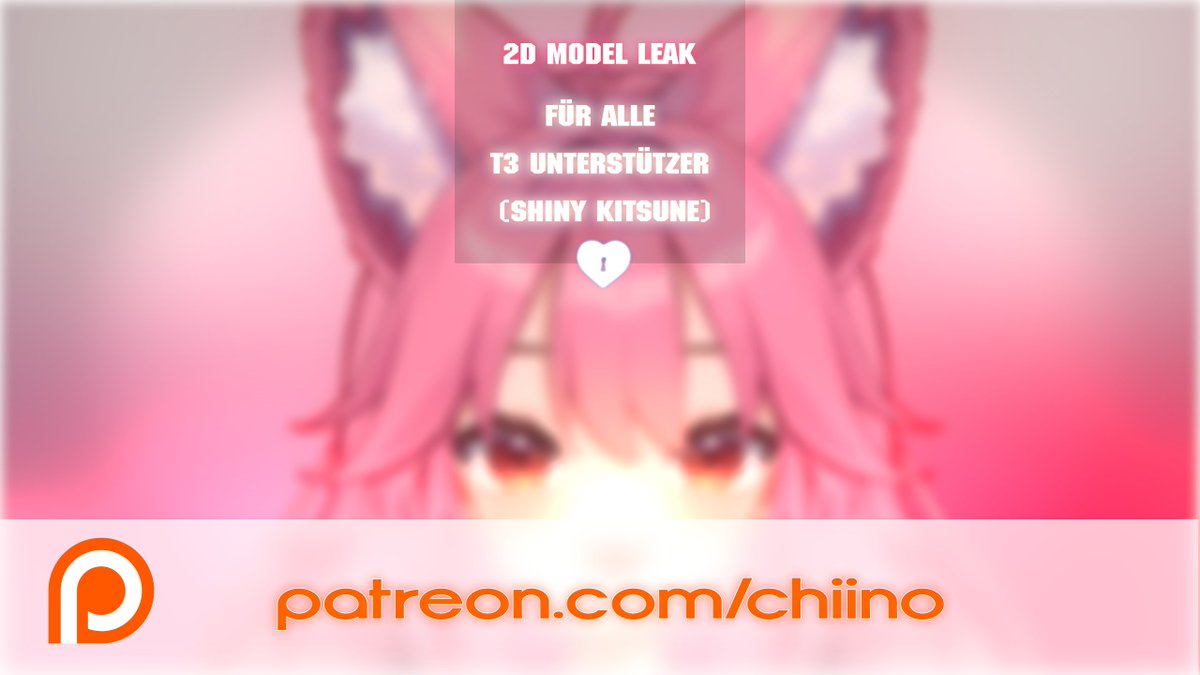 Chiino (@chiinovt) on Twitter photo Diesen Mittwoch leake ich mein Model da!💖 Diesen Mittwoch leake ich mein Model da!💖