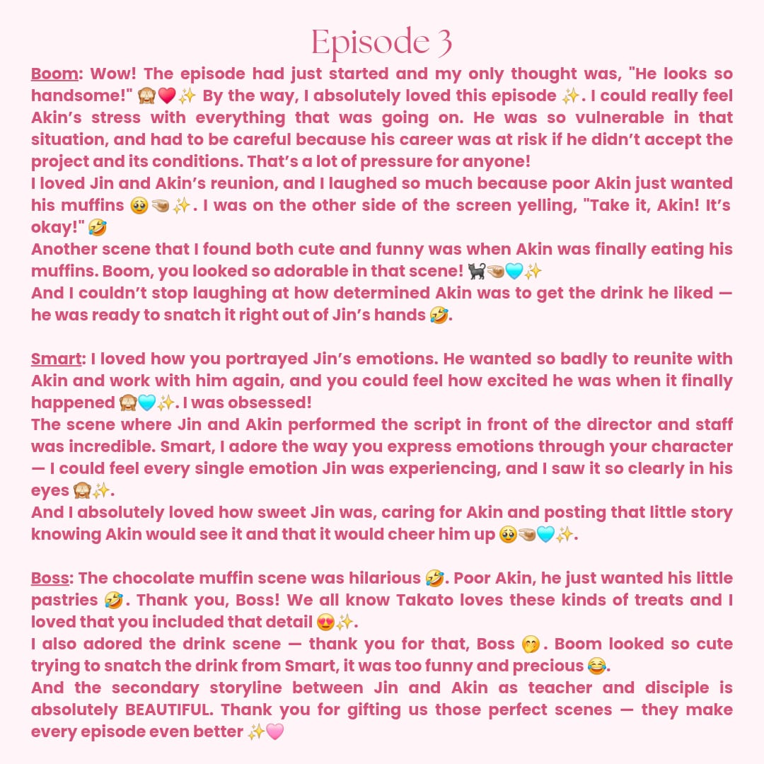 Monse4162315's tweet photo. These two episodes had me smiling at the screen from beginning to end 😍🩵✨️. Thank you for such a beautiful series.

TOPFORM IS SMARTBOOM 
#RewatchTopFormEP3EP4 https://t.co/kNQhE94NLI