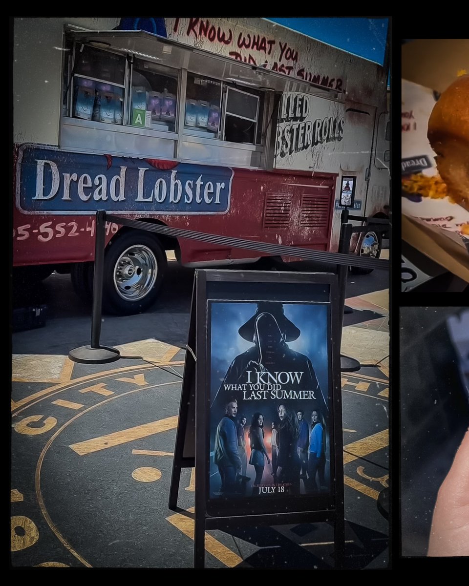 FinalGirlLex's tweet photo. Dread Lobster I Know What you did Last Summer truck in Huntington Beach, CA on 7/5. #ikwydls #IKnowWhatYouDidLastSummer 

 https://t.co/AWVxsRMml4 https://t.co/R33cwBVkJv