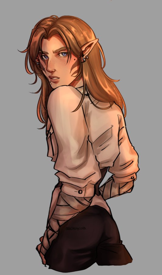 #artfight2025 attack on <a href="/buniiko_/">Niko ✦ 🍉</a> 😋forgor to post this earlier oops.. but i am alive and drawing... 

my artfight is maicherrycola