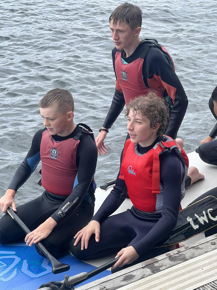 Adventure Training at Liverpool Docks. Giant Paddle boards and an inflatable assault course, as well as a Water Safety  Test and Jellyfish. We also had a look round the museum. Think they will all be tired this evening