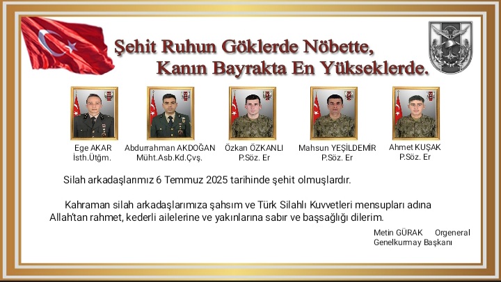 Yüce Türk Milleti'nin Başı Sağ olsun
Acımız taze kinimiz diri.
#Hesaplaşacağız 
#HainsizTürkiye