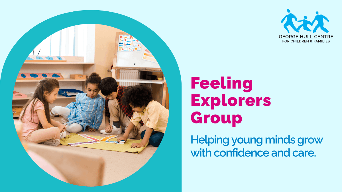 🌟 Feeling Explorers is a fun, skills-based program for kids in Grades 1–3 that builds emotional awareness, empathy &amp; self-regulation.
Offered at George Hull Centre &amp; in schools.
 Call 416-622-8833 x258 to learn more.