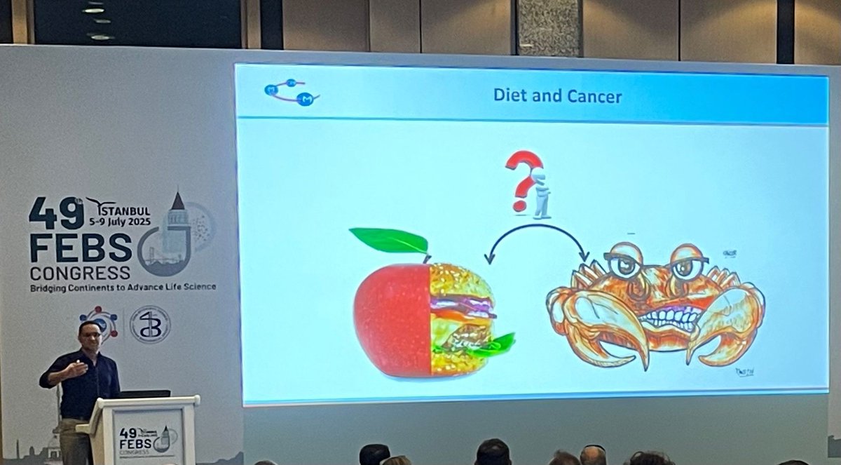 MolOncology's tweet image. On Day 2 of the #FEBSCongress2025, we were happy to attend the talks from two of our Section Editors on:
Cancer metabolism and anti-tumour immunity by Prof. @jer_06200
Did you know that low-protein diet can modulate cancer progression?
The epigenetic code in autophagy and…