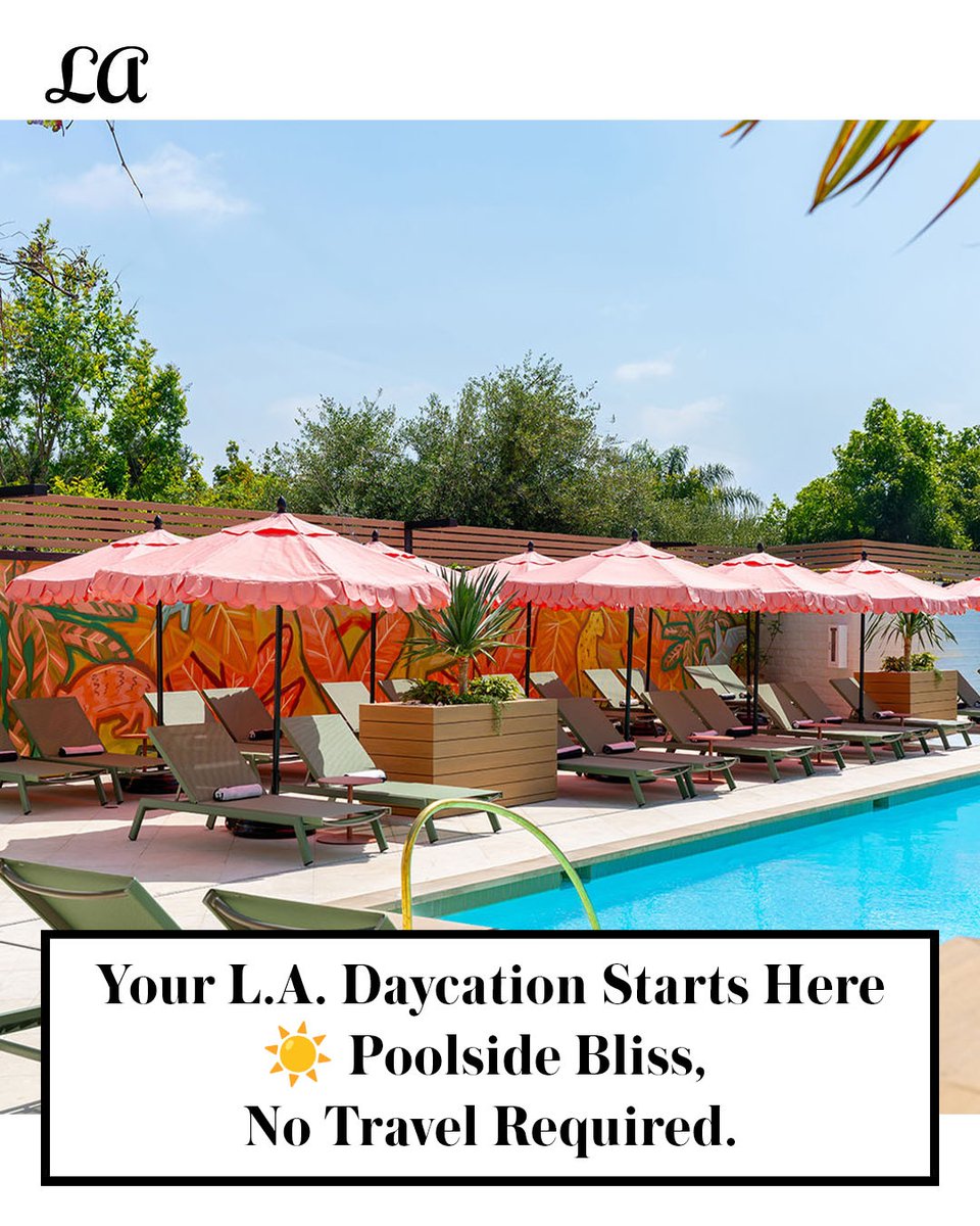 No plane, no problem. ✈️☀️

These local L.A. daycations bring the vacation vibes without leaving the city—from rooftop pools to Redondo Beach’s Surf Club.

📍Perfect for your next escape 👇

lamag.com/style/look-to-…