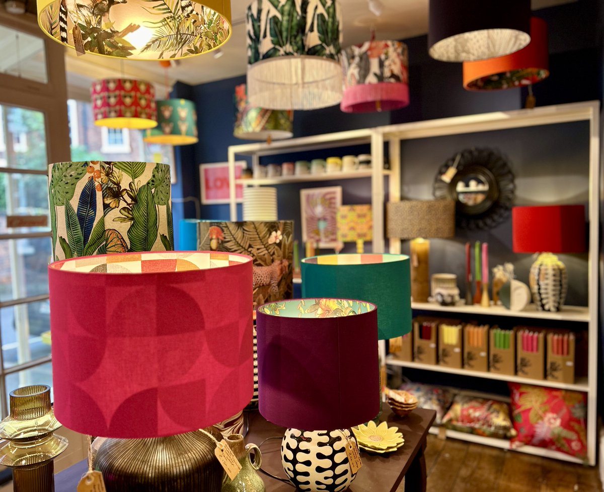 OriginalShrews's tweet image. 🌈 Eclectic, colourful, one-of-a-kind – for our final Indie Week shout out, we welcome you to Marmalade, one of #Shrewsbury’s most unique retailers
On Dogpole, interior designer John creates stunning handmade lampshades.
originalshrewsbury.co.uk/business-direc…